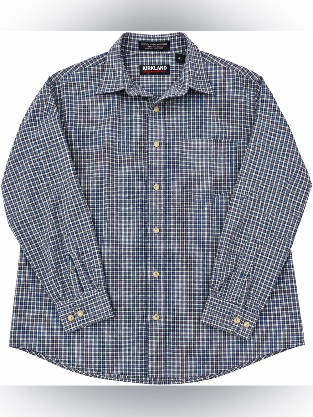 Kirkland Signature Men’s XL Long Sleeve Button Down Shirt